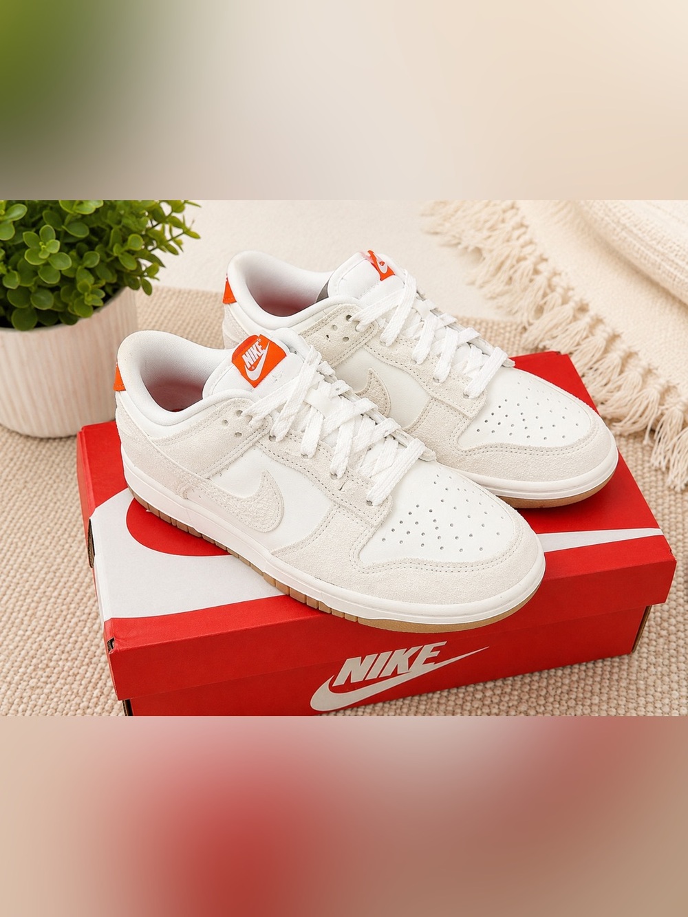 🤍 Nike Dunk Low – Women’s Size 6.5 – Sail/Ivory